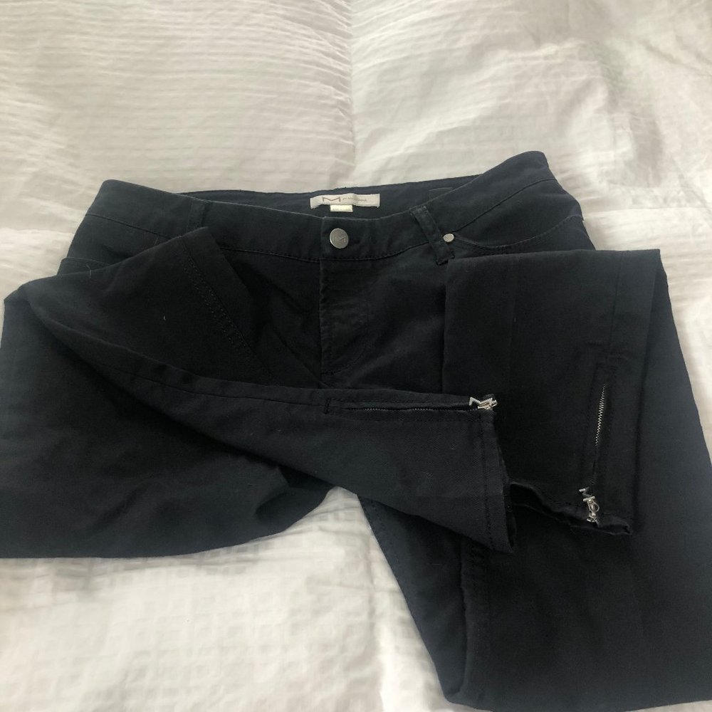 Madonna for H&M skinny ankle zipper jeans